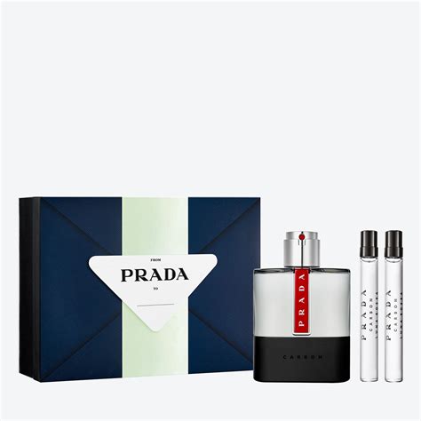 prada luna carbon gift set|prada carbon 3.4 oz.